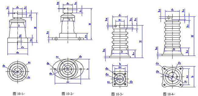 ZA-6、10Y户内外胶装支柱绝缘子